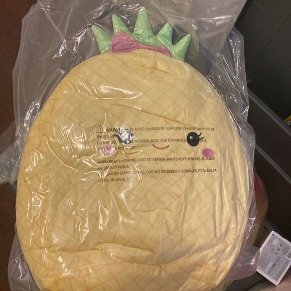 Kellytoys Squishmallows 16" Maui The Pineapple Plush Toy - Picture 4 of 8
